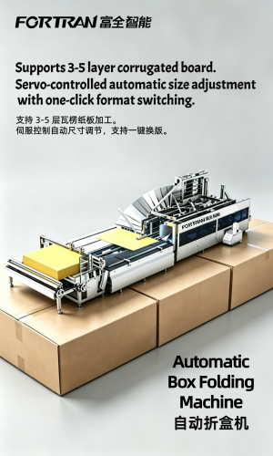 High-Efficiency အလိုအလျောက်သေတ္တာ ခေါက်စက် | Multi-Layer Cardboard Folding & Auto Sizing